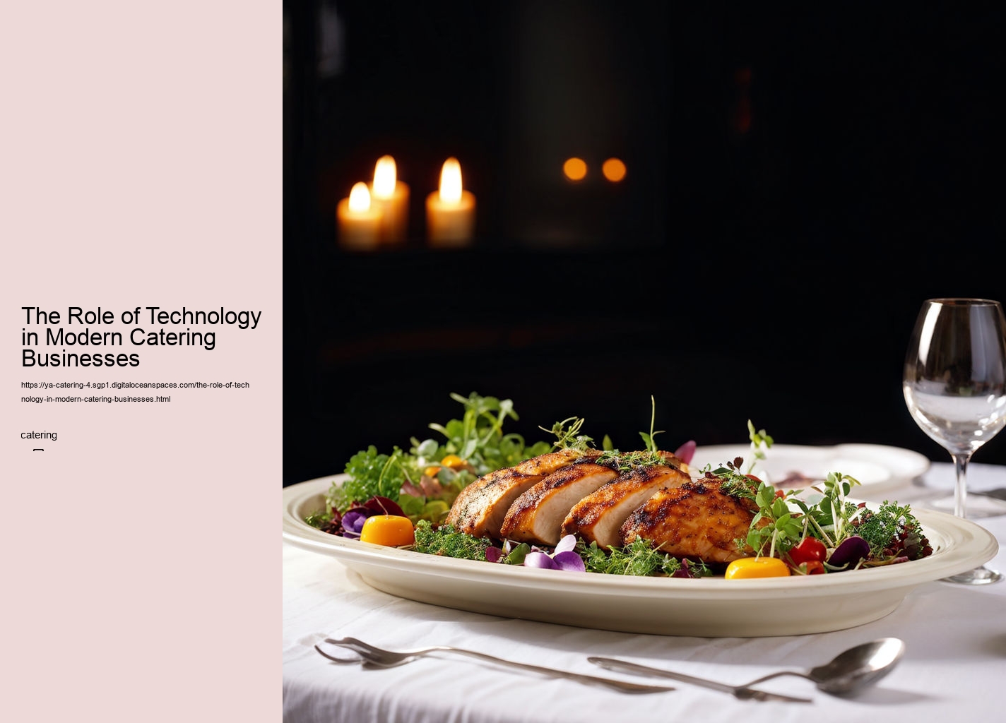 The Role of Technology in Modern Catering Businesses